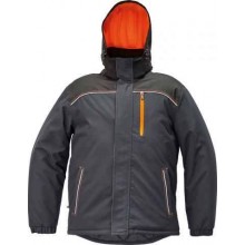 KNOXFIELD WINTER parka antracit/červená