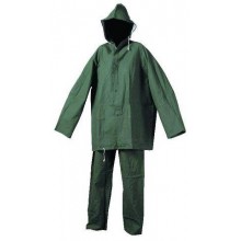 Ochranný dvojdielny oblek s kapucňou HYDRA zelený