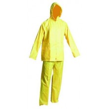Ochranný dvojdielny oblek s kapucňou HYDRA žltý